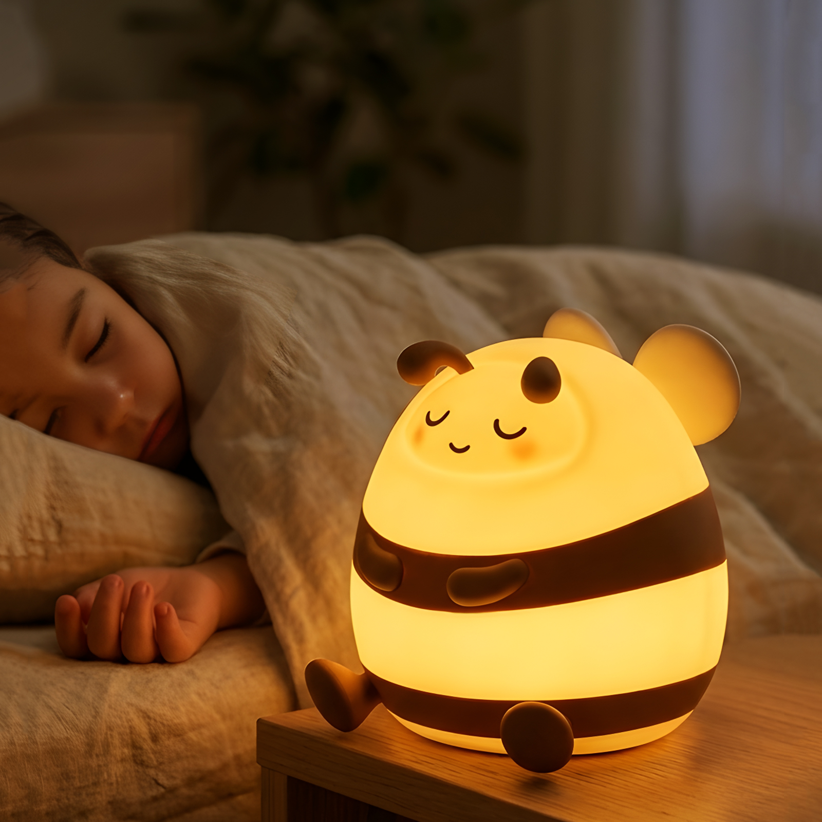 Bee silicone night light