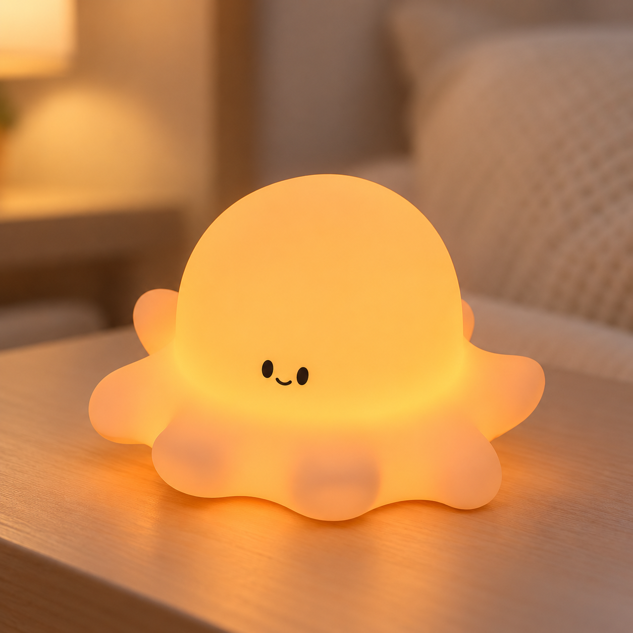 Octopus silicone night light