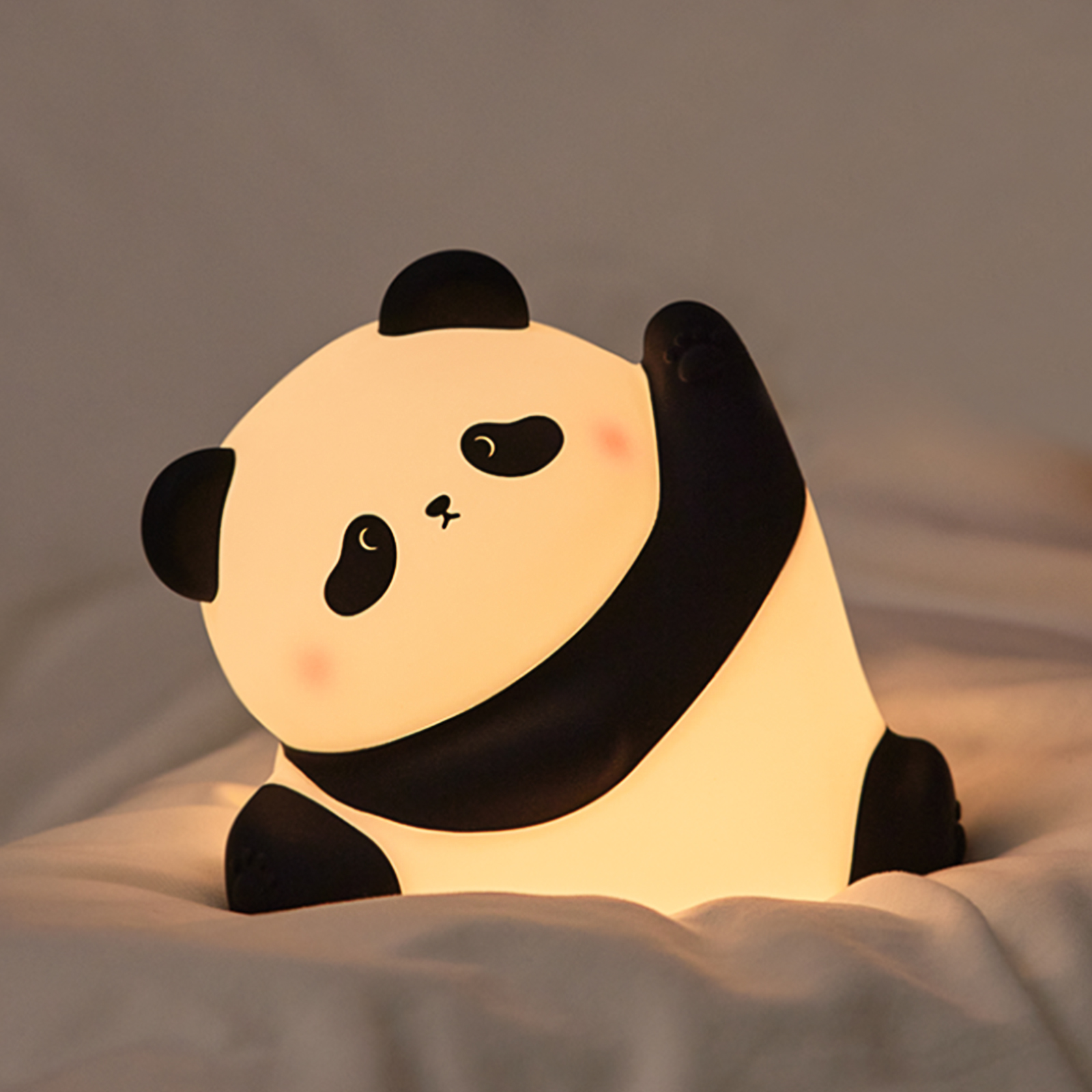Panda silicone night light