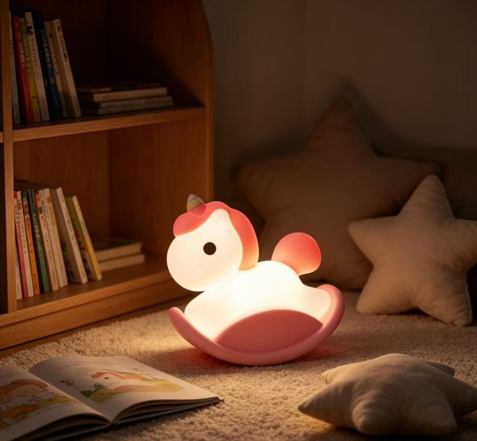 Rocking horse silicone night light