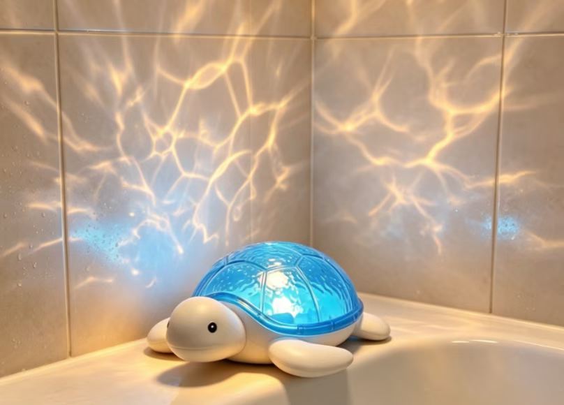 Turtle ocean wave projector lamp
