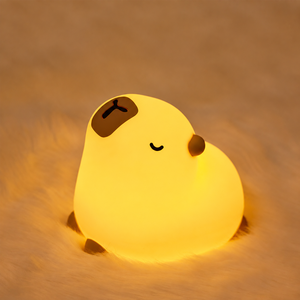 Capybara silicone night light