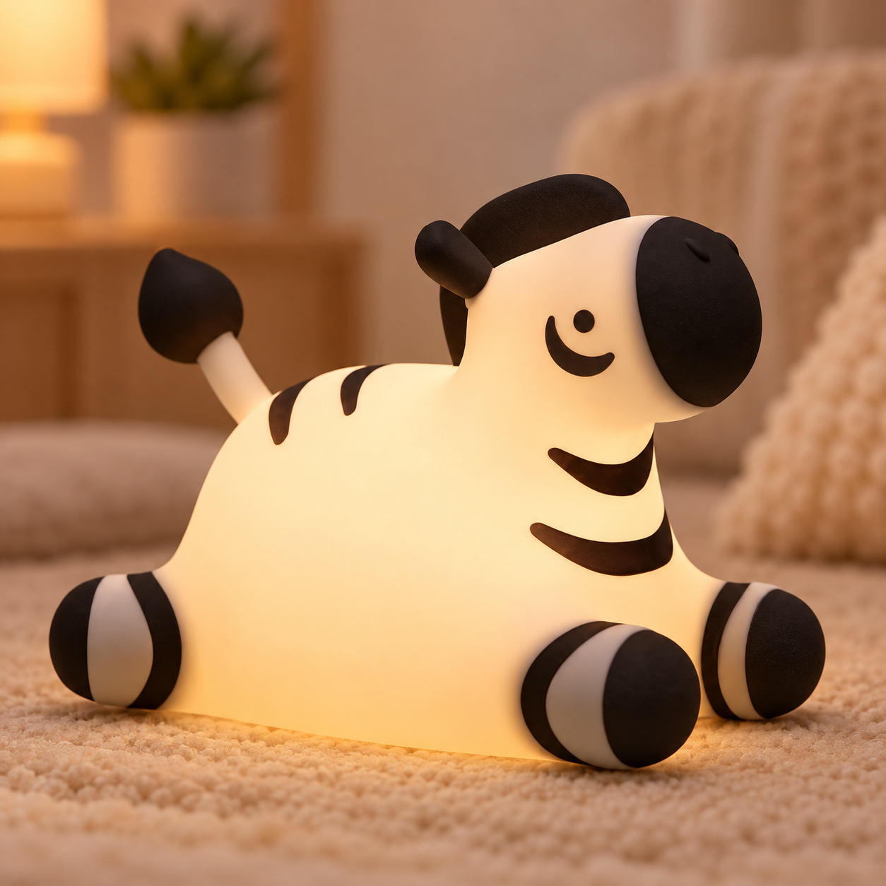Zebra silicone night light